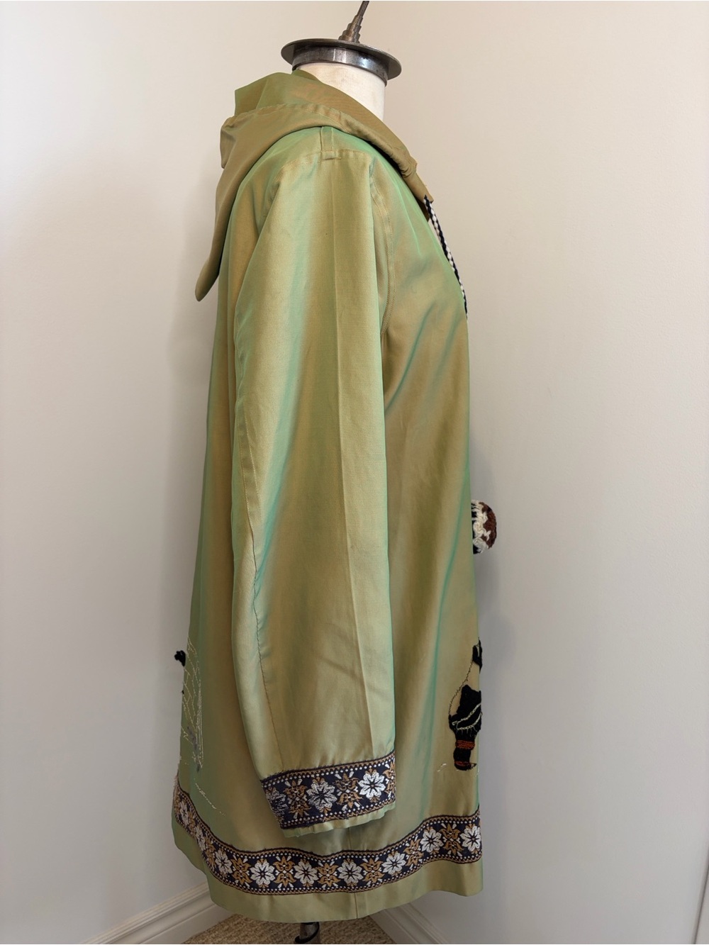 Vintage Inuit Story Parka Shell Green ONE SIZE - Picture 12 of 16